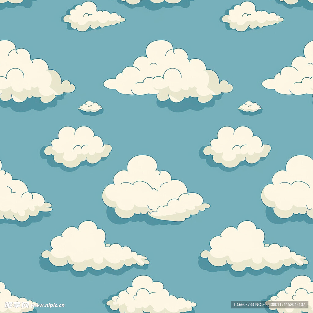 白云云朵云彩素材