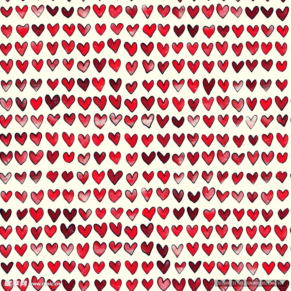 心形红心爱情背景素材