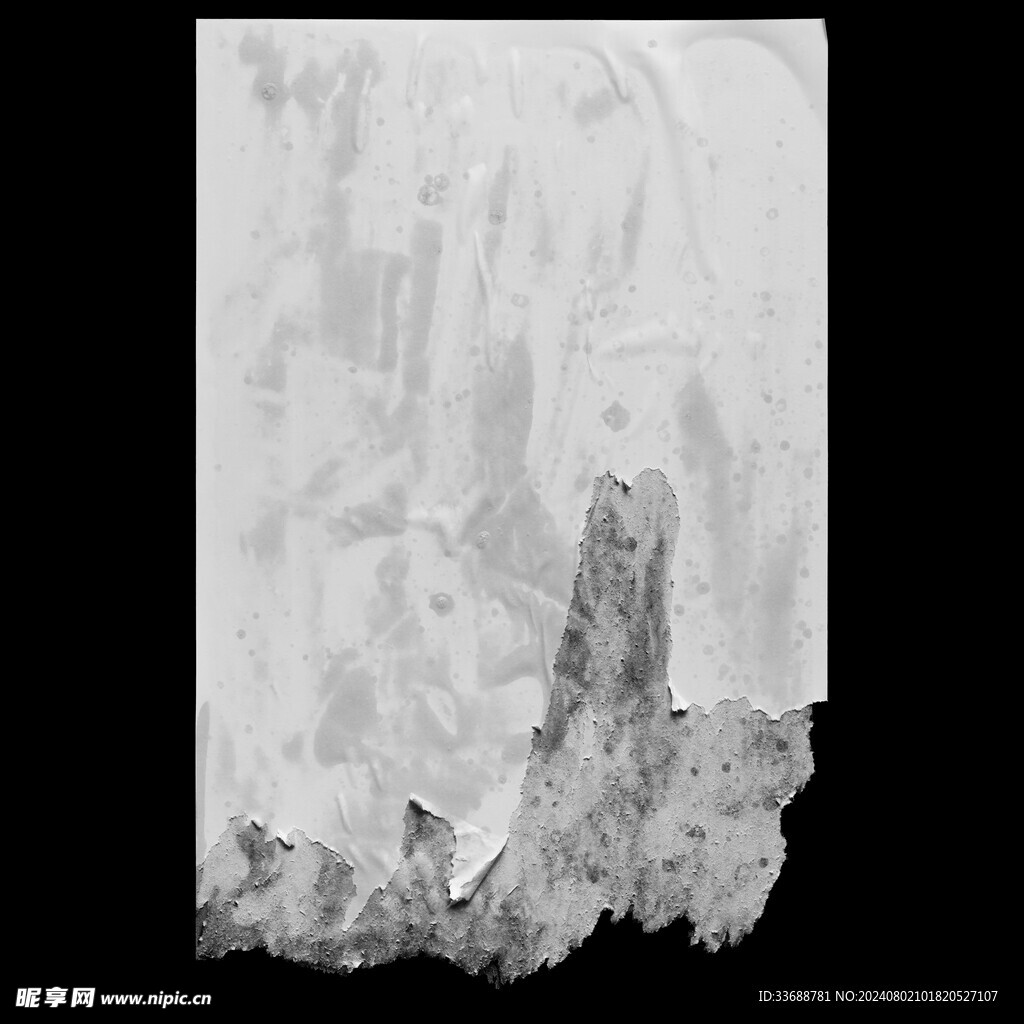 潮流复古褶皱肌理海报贴图样机