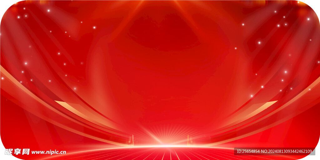 红色背景