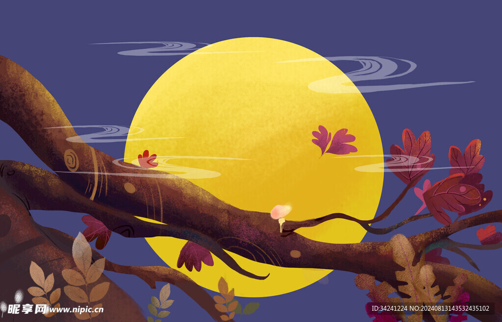 中秋节日海报展板