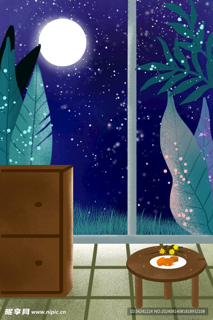 中秋节日海报展板