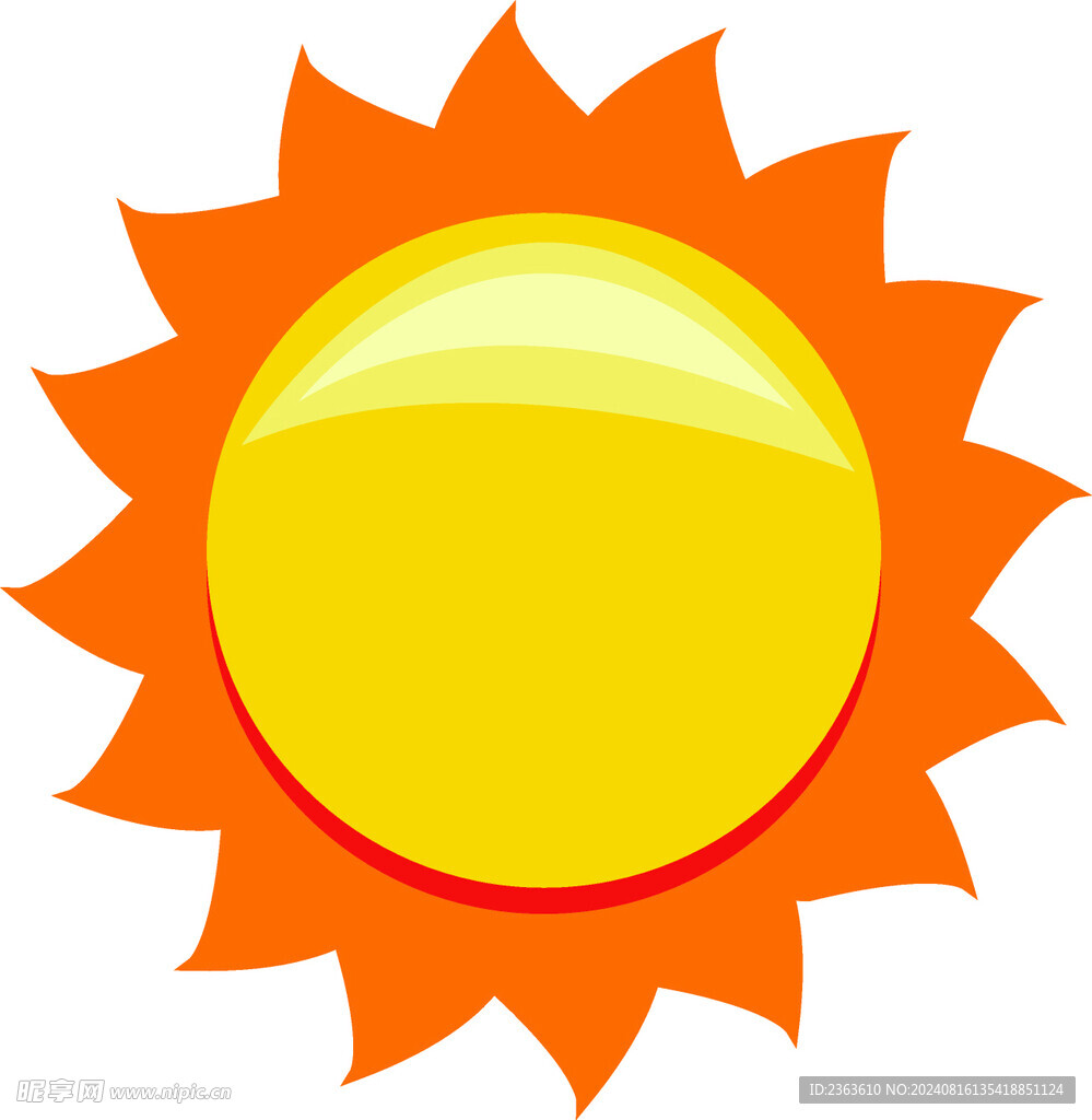 卡通太阳