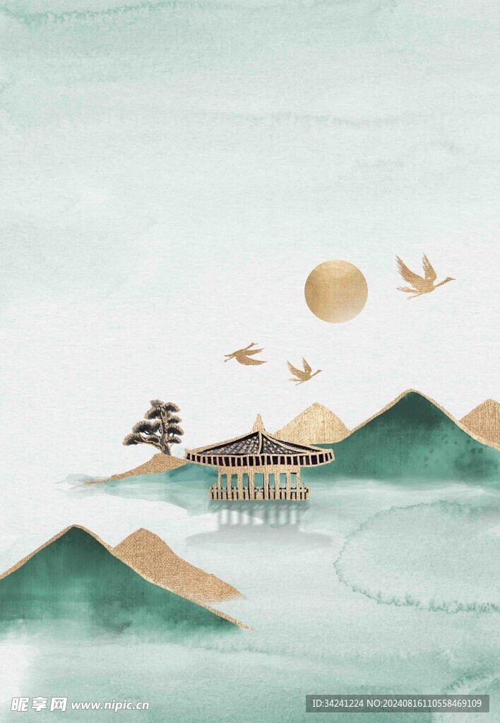 中秋节日海报展板