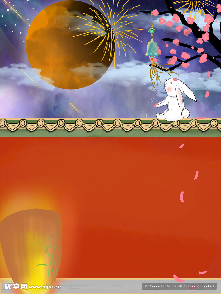 中秋节国潮风海报