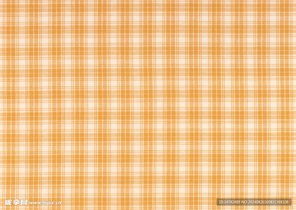 黄色格子纹
