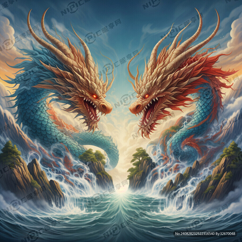 两条龙是水九条龙是山的感觉