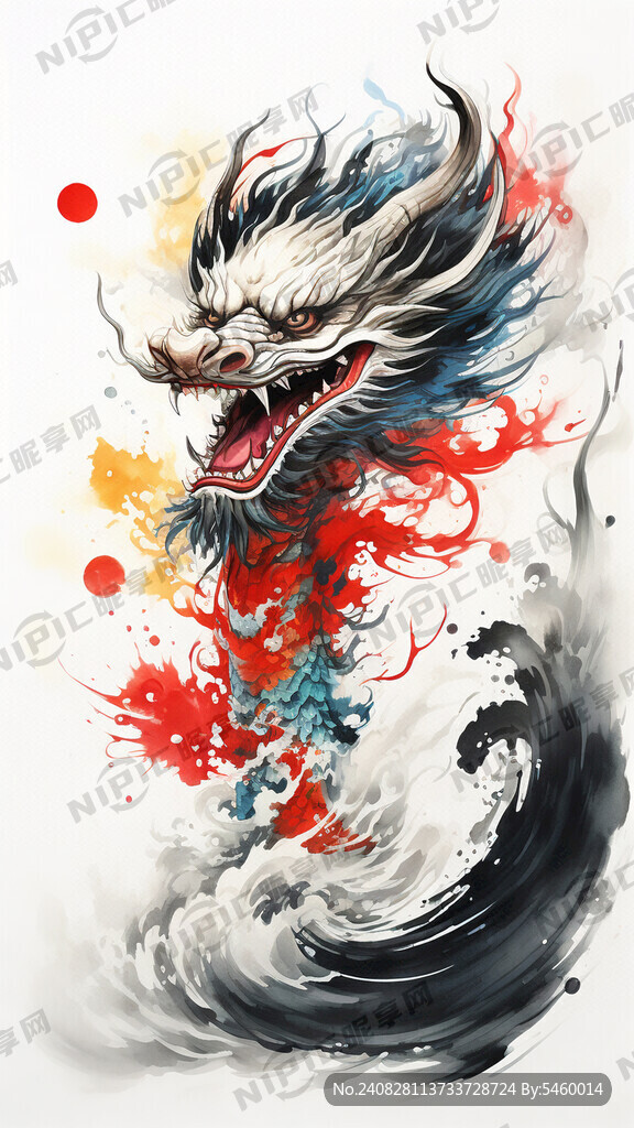 中国龙 缠绕 气势 细节