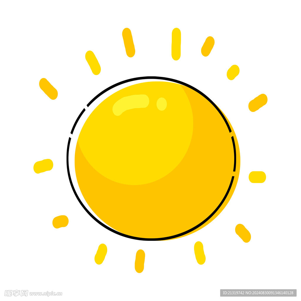 卡通太阳