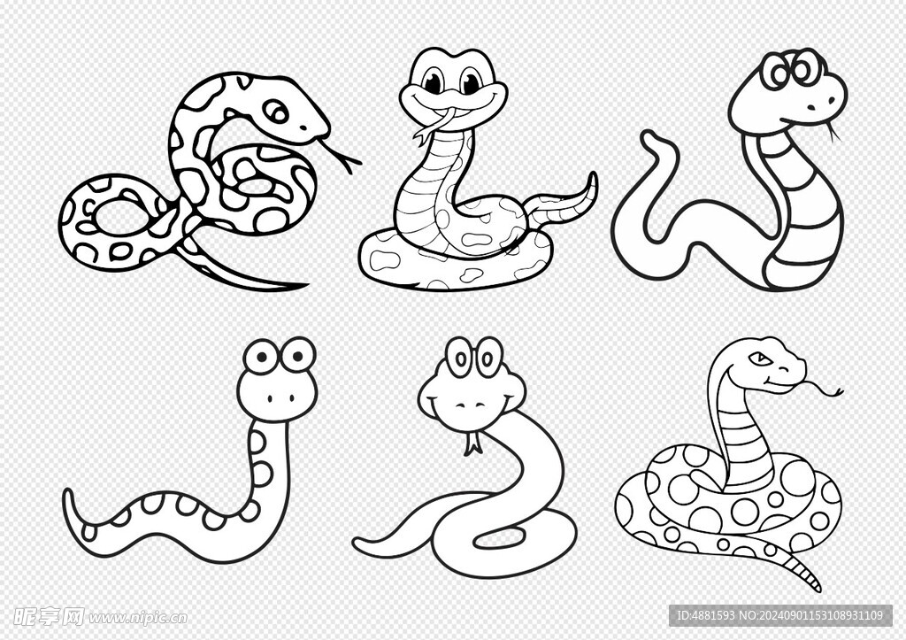 卡通蛇