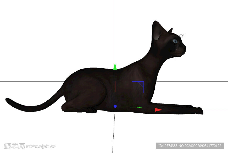 C4D模型 猫