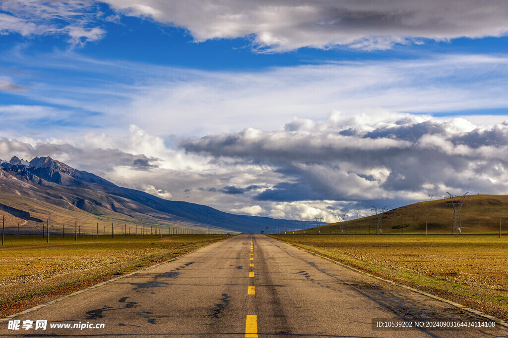 蓝天白云摄影图