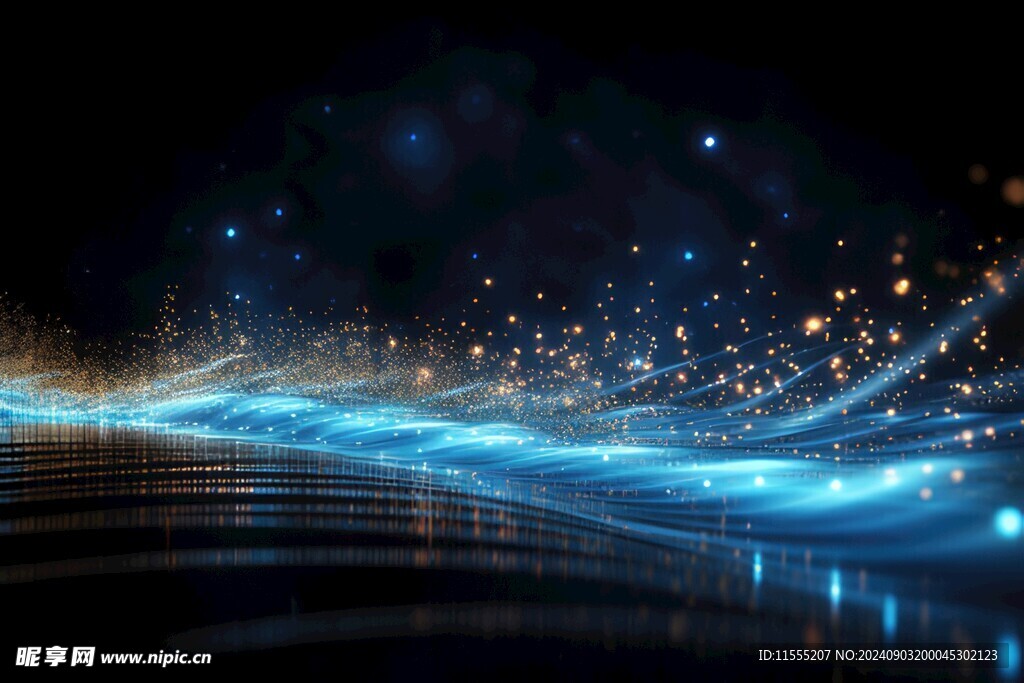 炫彩传奇彩色金沙波纹粒子飞散