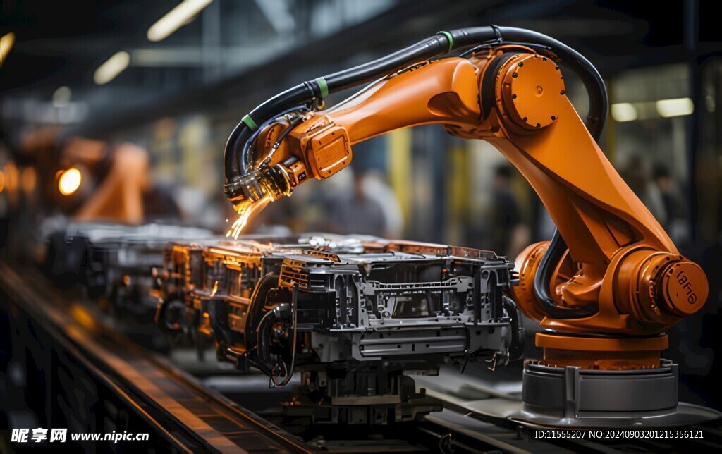 机器人机器臂新能源汽车高科技