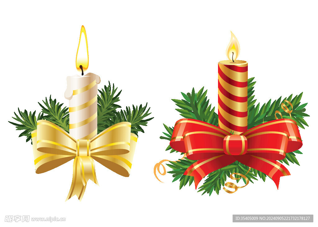 节庆蜡烛png免抠