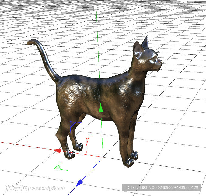 C4D模型 猫