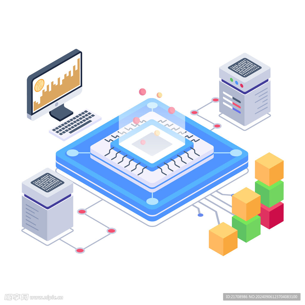 科技感立体元素