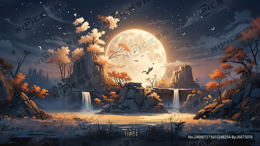 露从今夜白 月是故乡明