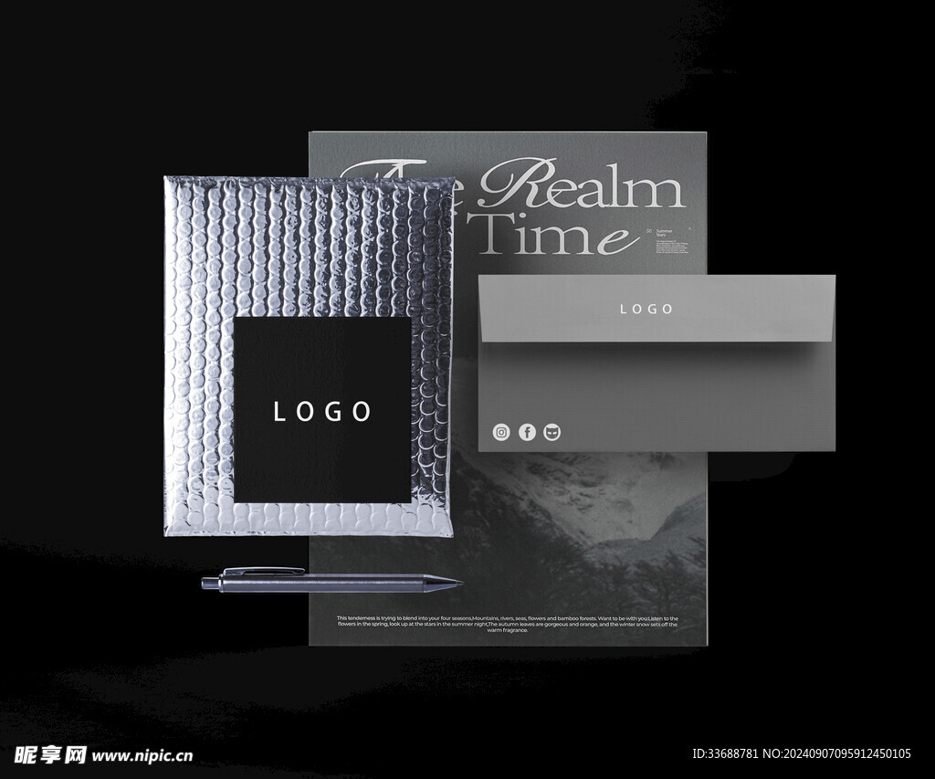 办公用品样机效果图