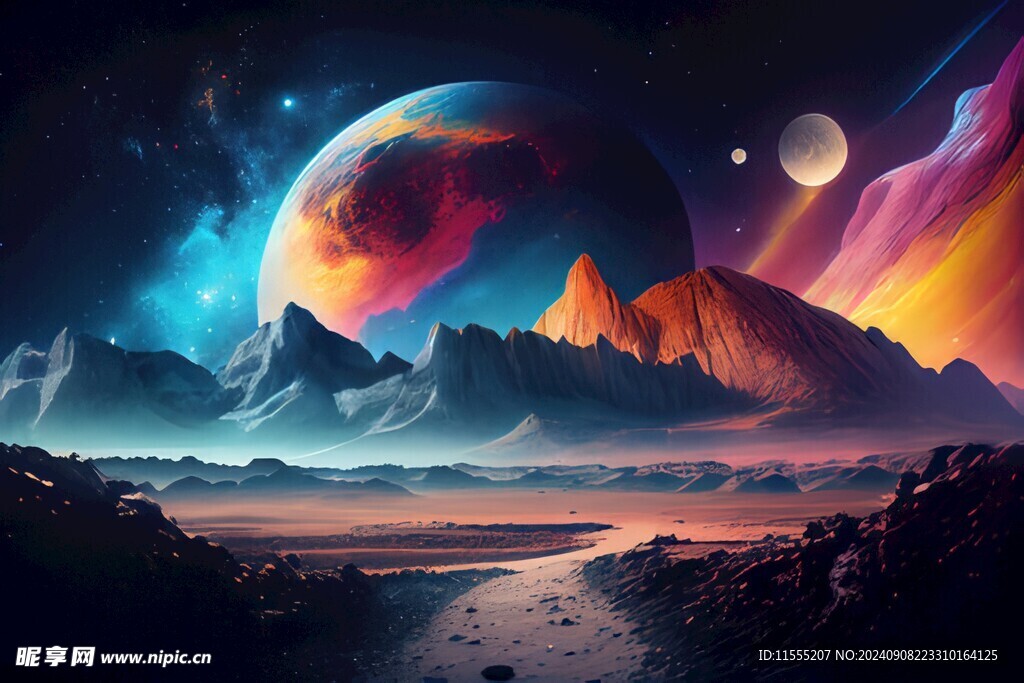 异星环境科幻场景星外星时空图片