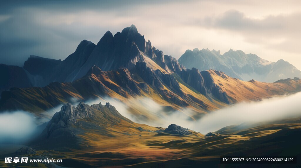 大气磅礴意大利北部白云岩美景