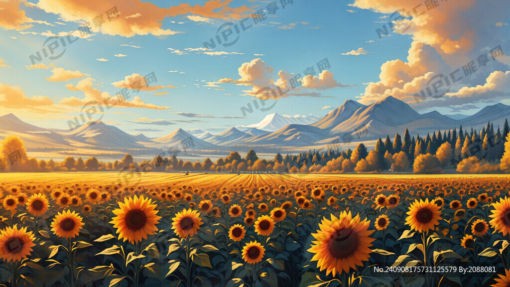 晴朗的蓝天 几朵白云漂浮其中