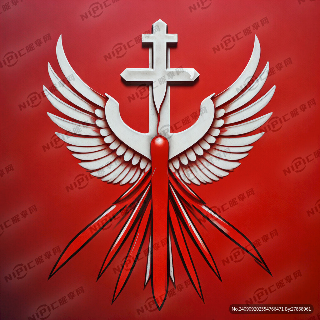 和平鸽 红色镰刀锤子 医院十字