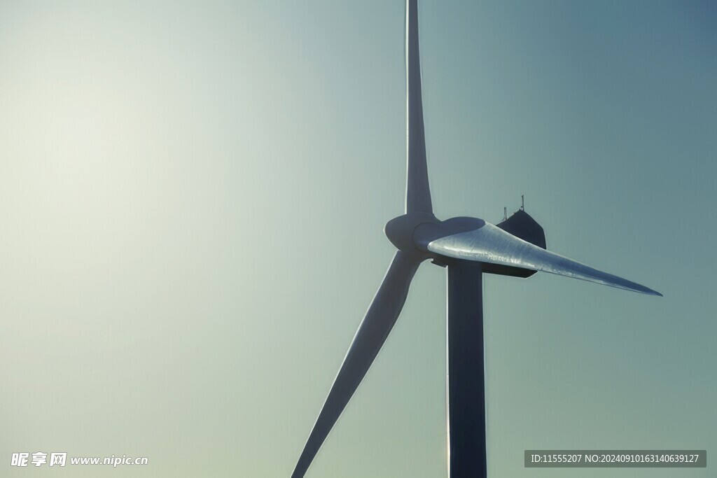 风力风能发电站风车清洁能源