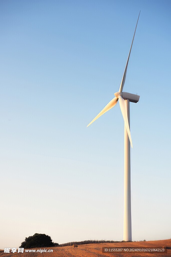 风力风能发电站风车清洁能源