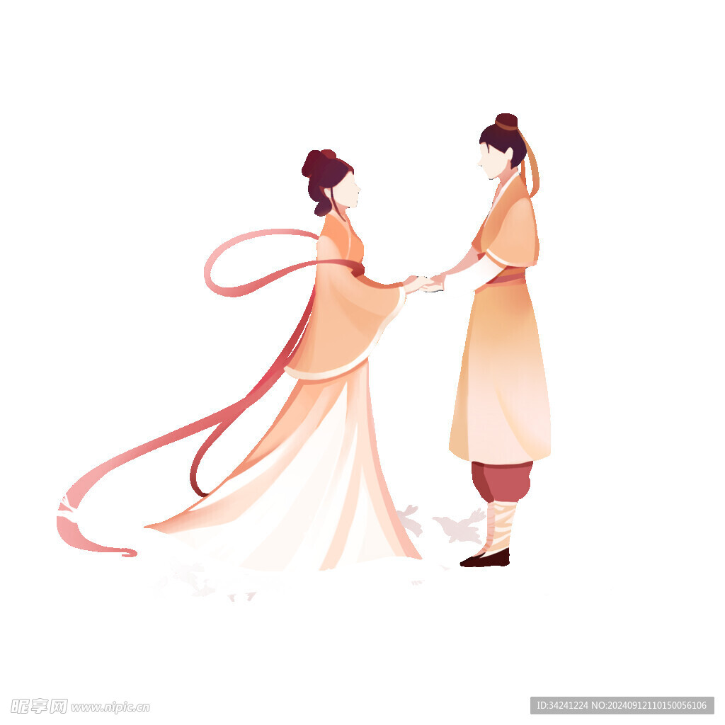 七夕情人节古风素材