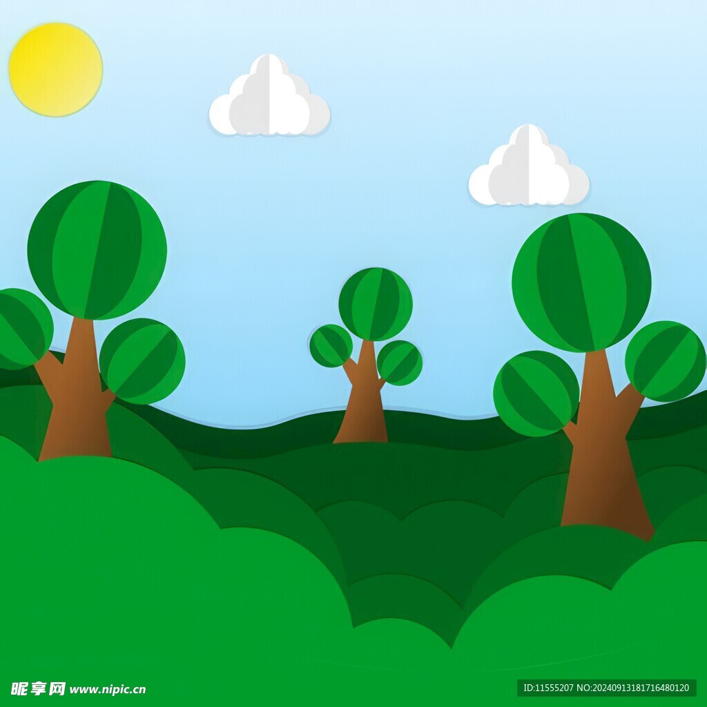 春光明媚户外风景鲜花草地