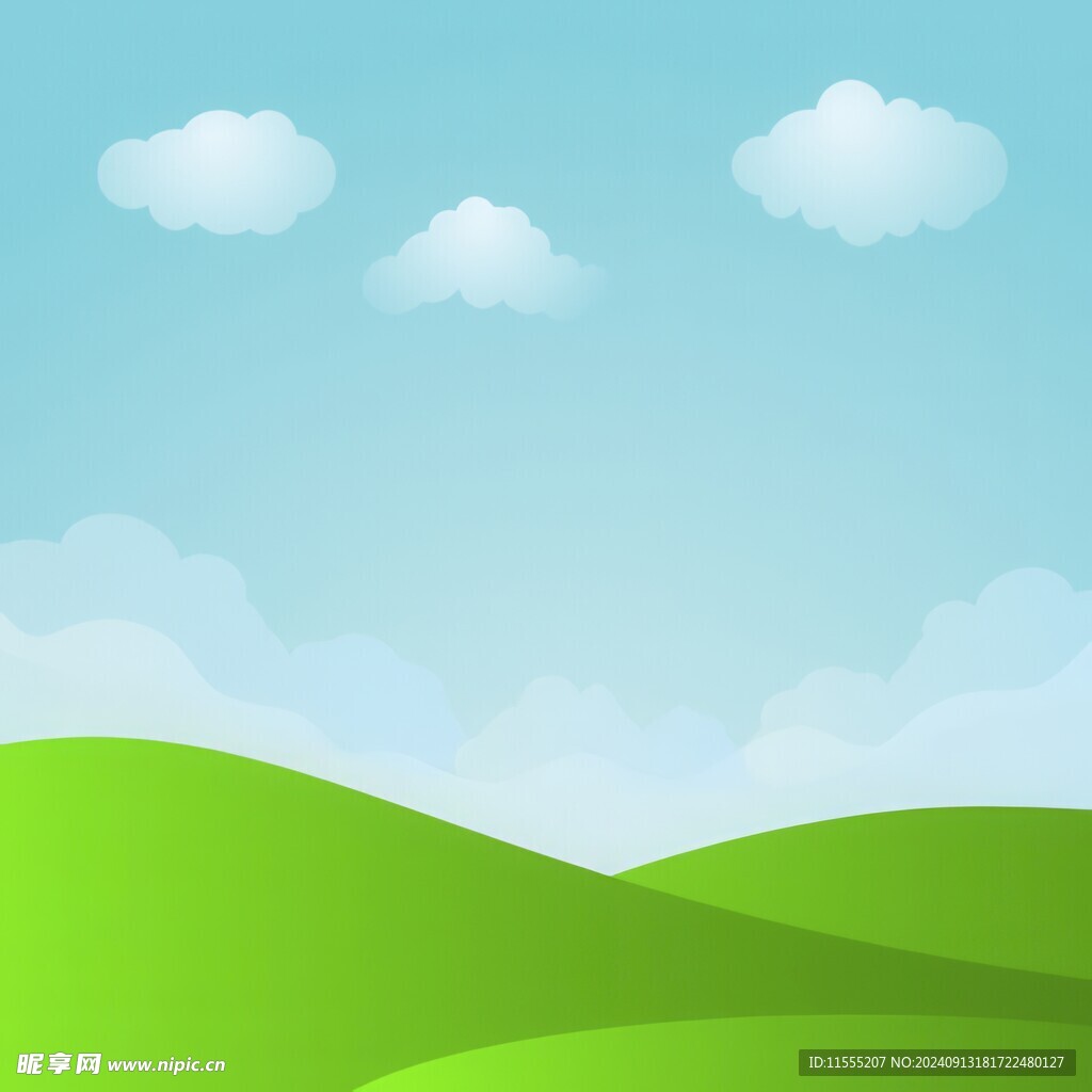 春光明媚户外风景鲜花草地