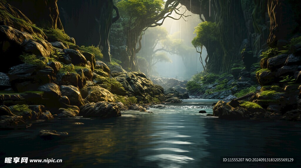 世外桃源海景隐秘海岛场景图