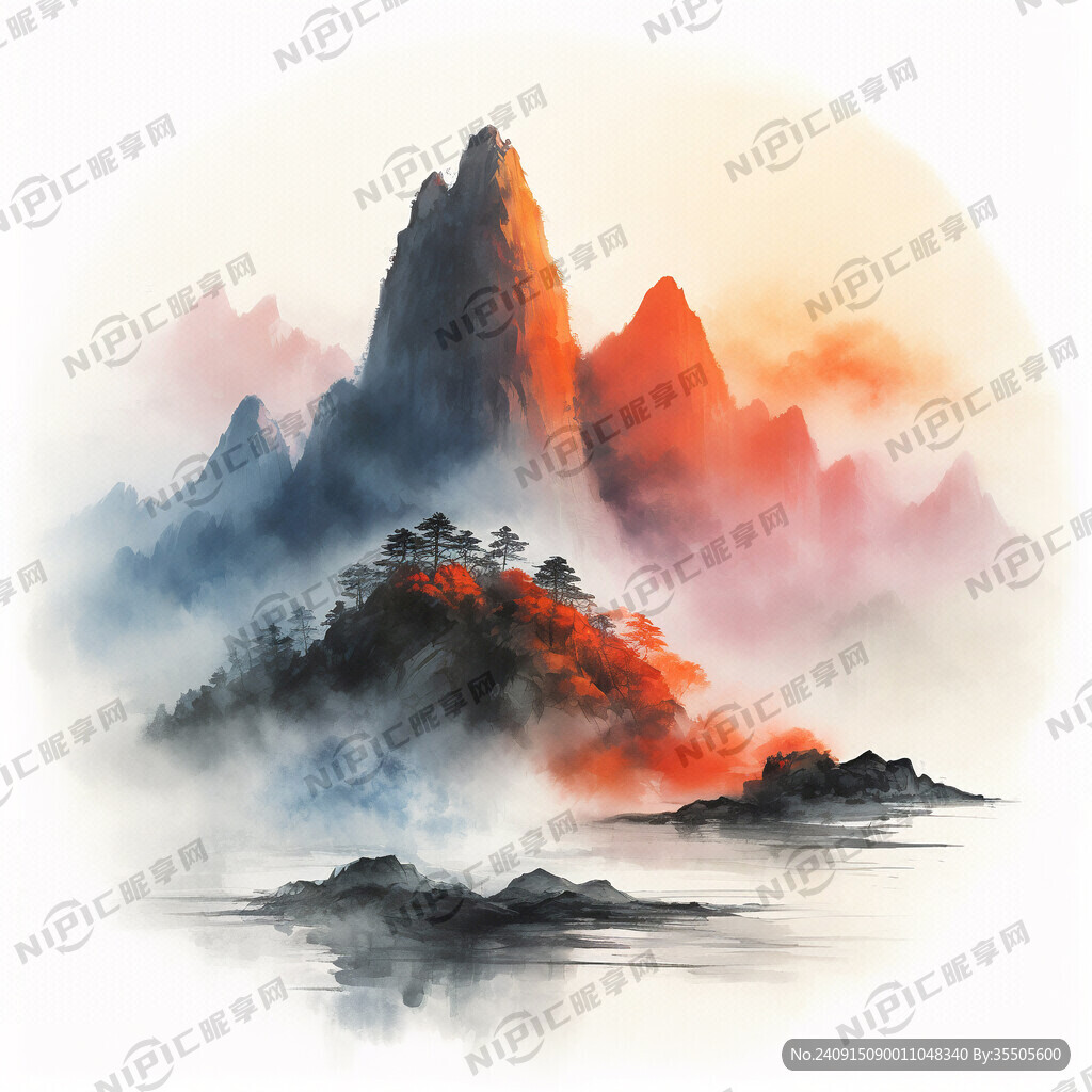 山峰 绝美 雄壮 暖色