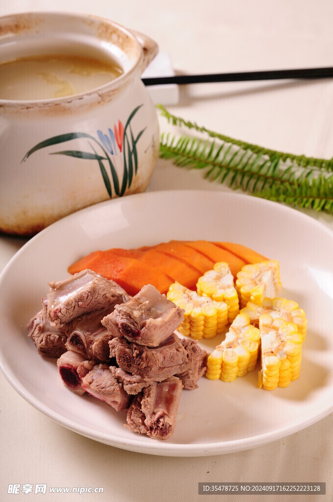 木瓜玉米煲肉排