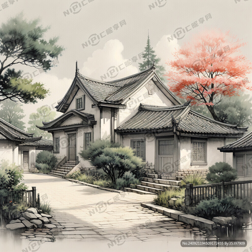 朝南六间瓦房 东有两间瓦房偏方