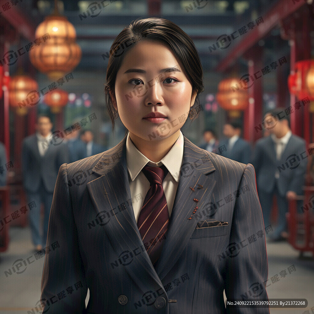 女性 西装 换脸 微胖