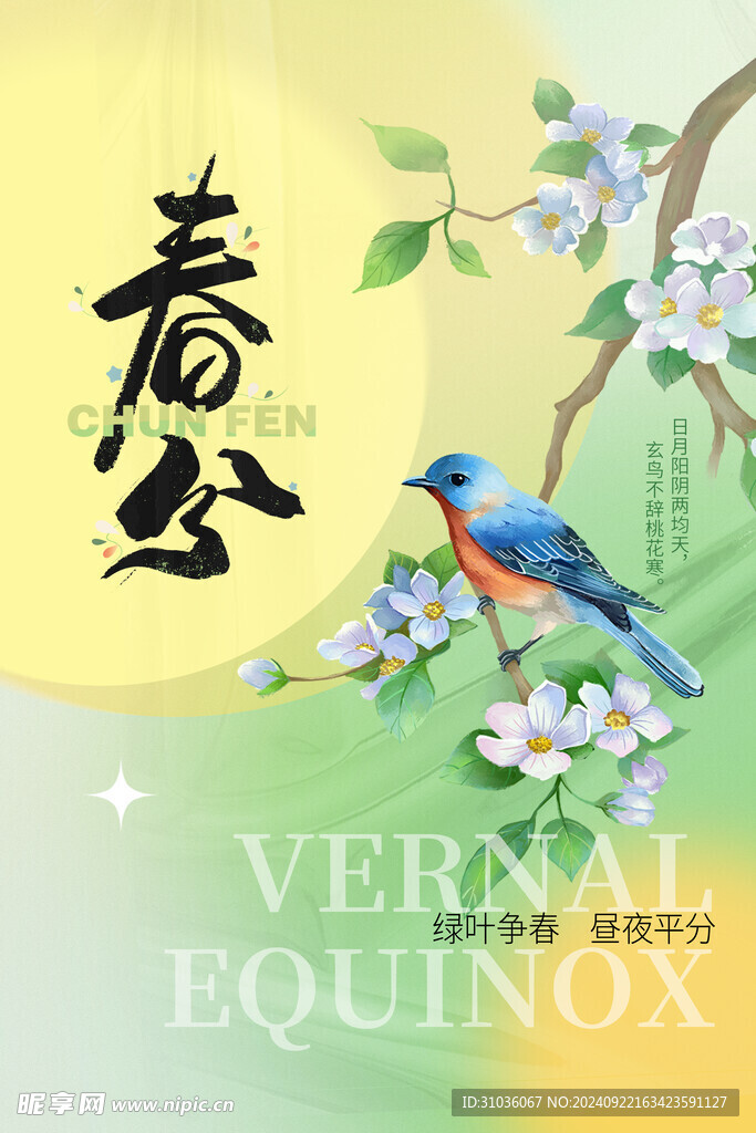 春分海报图片