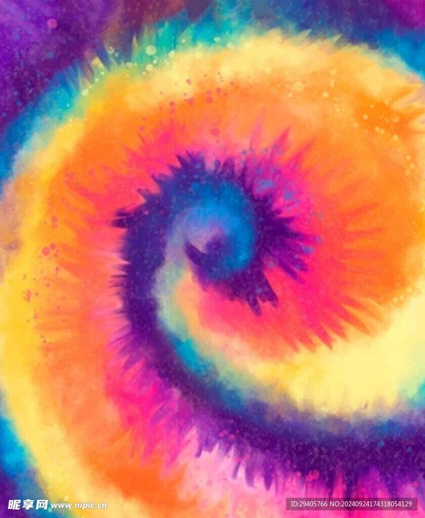 扎染  印花素材 背景底纹  