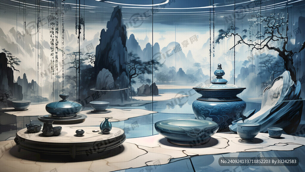 玉器 瓷器 数字博物馆 科幻