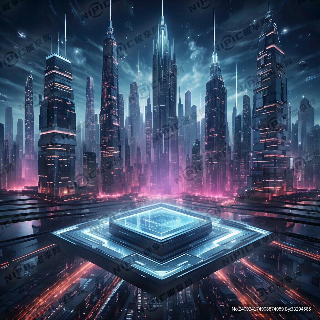 夜晚 无人机和飞行器 色彩鲜艳