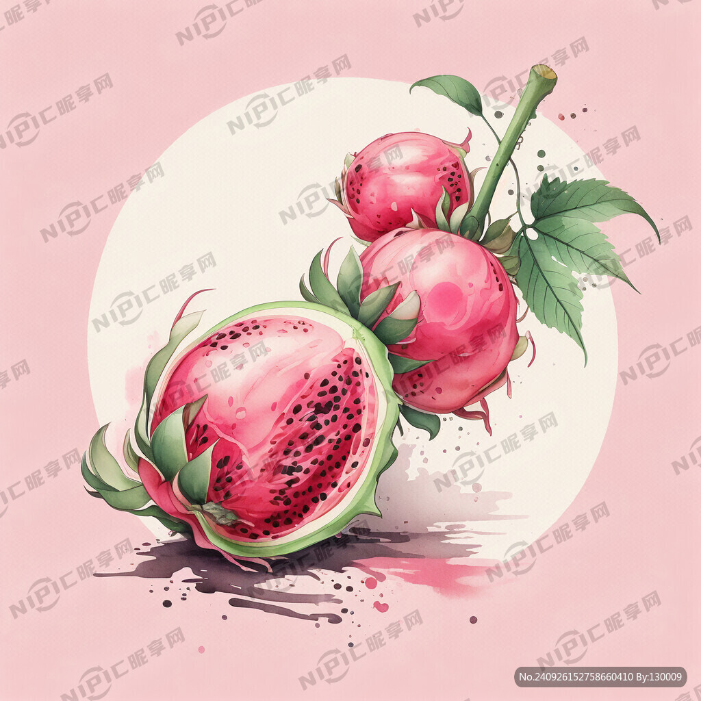 正常火龙果 一半 整个 长条