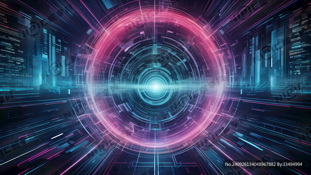 未来感  全息  动态    