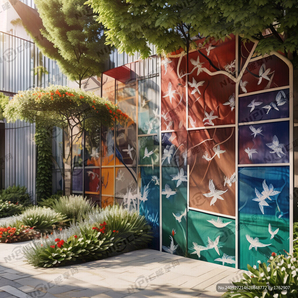 社区公园介绍墙