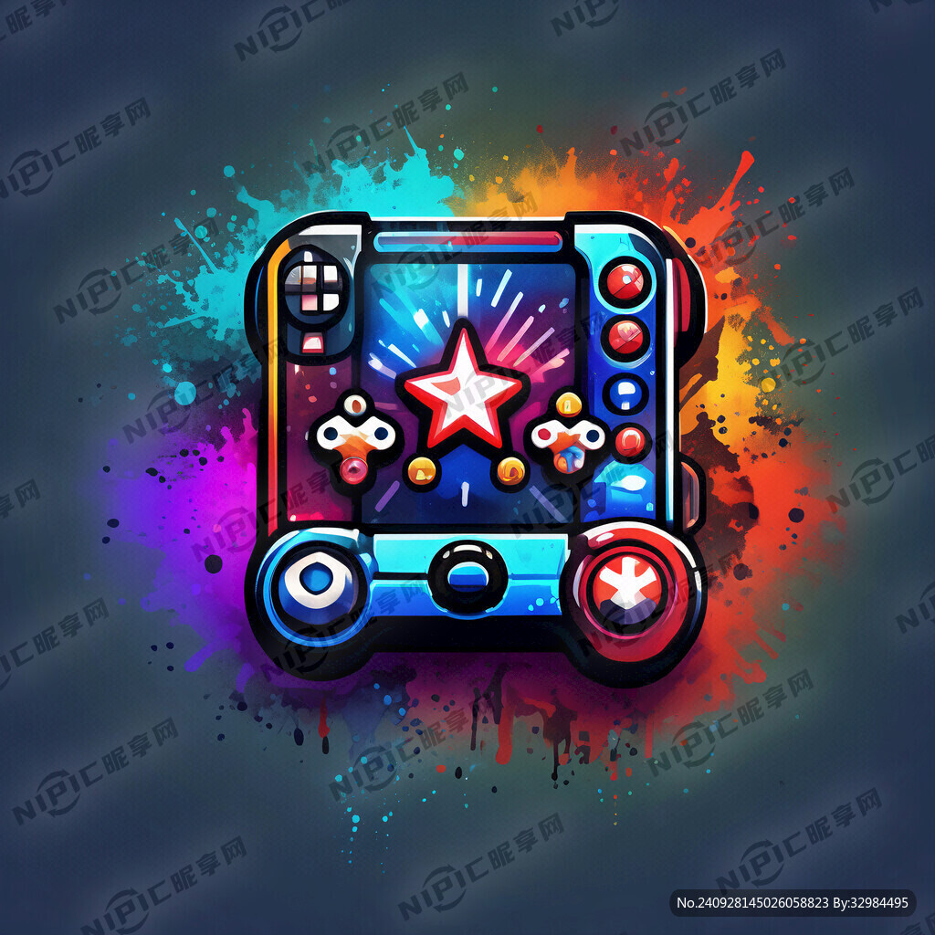 手游平台图标 多巴胺配色