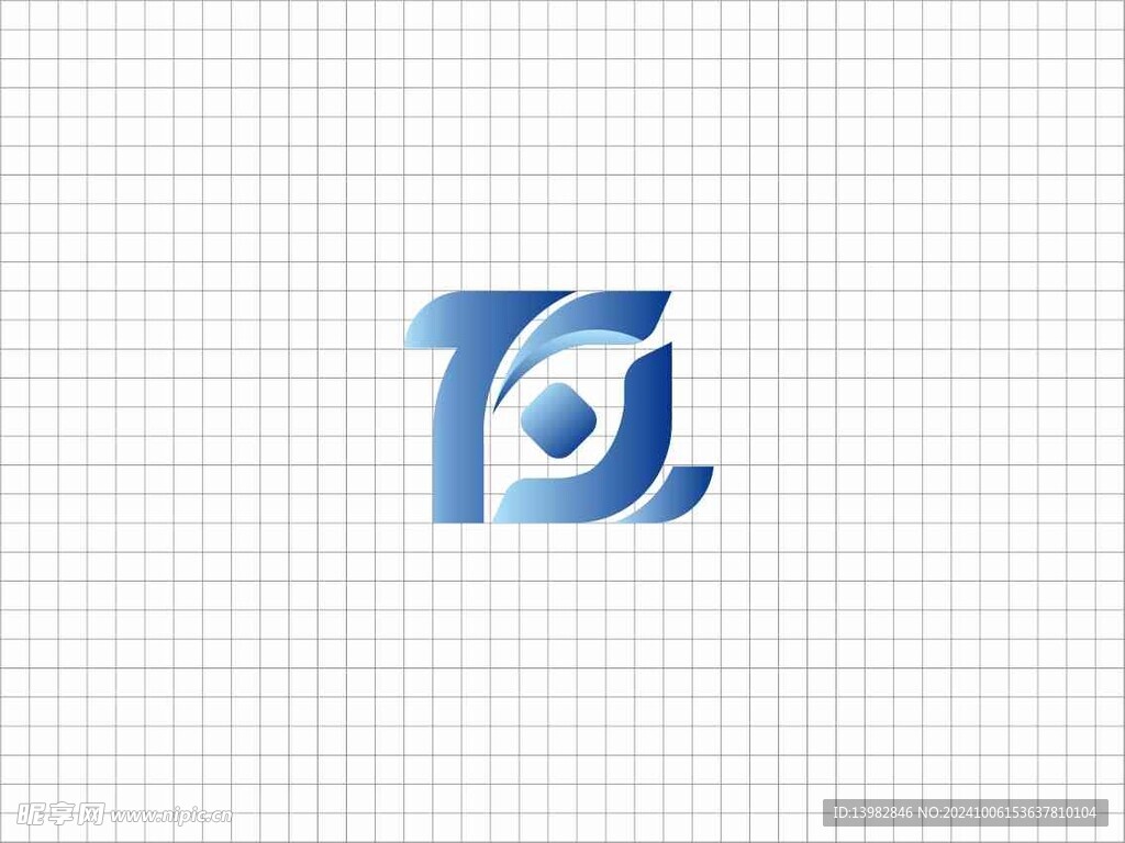 蓝色标志 科技公司 矢量高清图