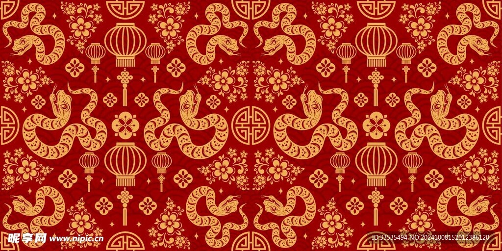 蛇年纹理