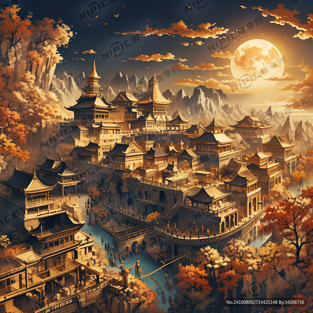 山西平面图 突出晋城市 金色的