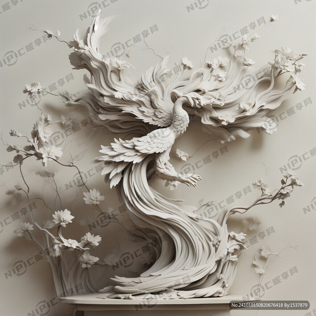 扶摇直上 雕塑造型 有空间感