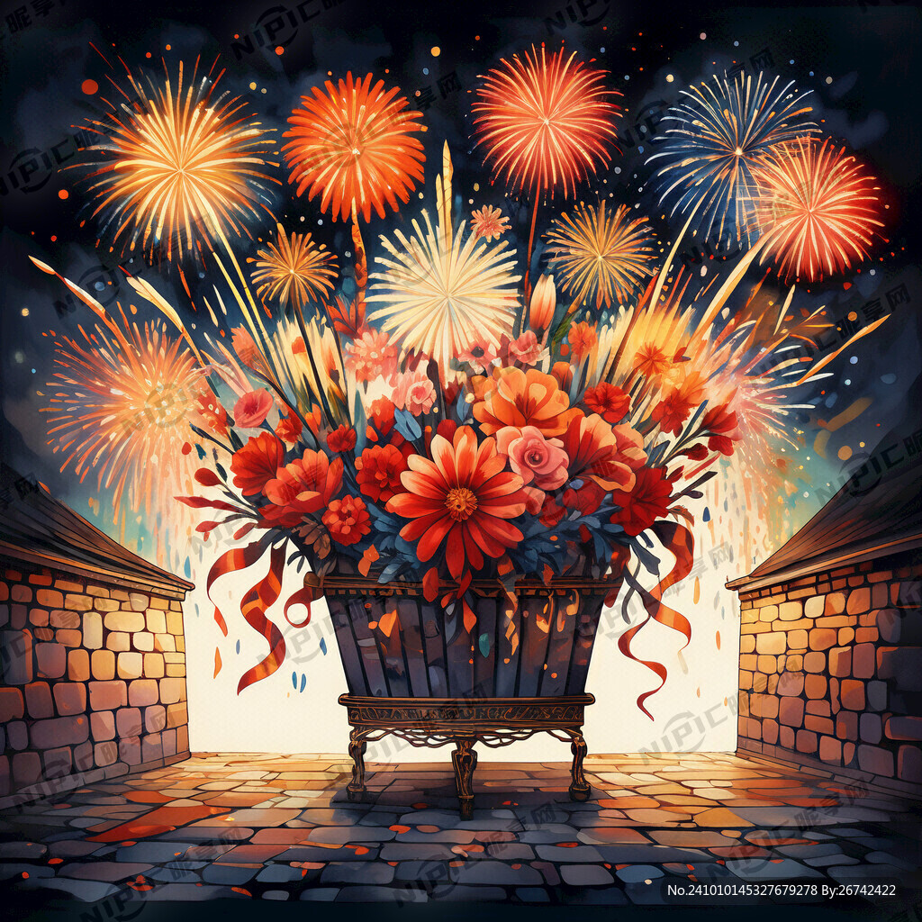 山谷 中国风 中国画 山水